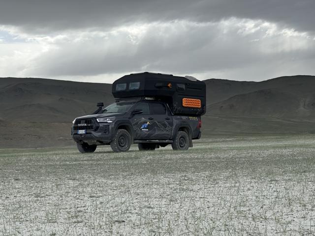 Bayan-Ölgii, Mongolia — Mongolian Altai steppe