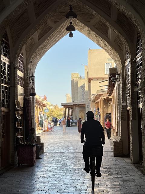 Bukhara, Uzbekistan — Under the bazaar domes