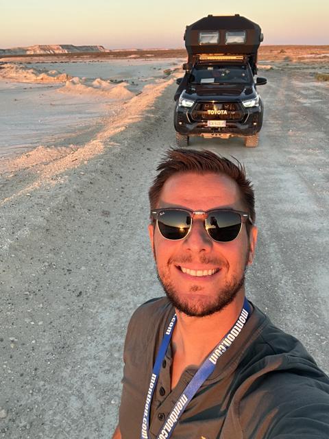 Yangykala Canyon, Turkmenistan — Camp for the night